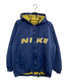 NIKE（ナイキ）の古着「ジップパーカー」｜ネイビー×イエロー