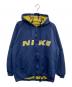 NIKE（ナイキ）の古着「ジップパーカー」｜ネイビー×イエロー