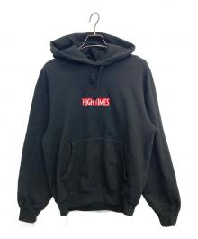 WACKO MARIA×HIGH TIMES（ワコマリア×ハイ タイムズ）の古着「コラボプルオーバーパーカー」｜ブラック
