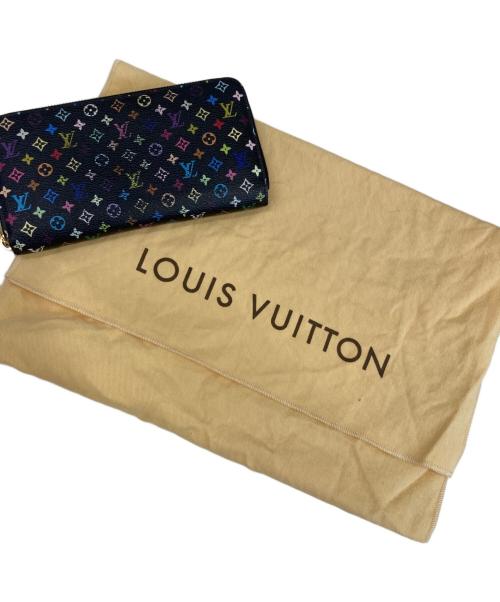 LOUIS VUITTON（ルイ ヴィトン）LOUIS VUITTON (ルイ ヴィトン) モノグラム マルチカラー ジッピーウォレット ブラックの古着・服飾アイテム
