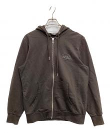 DIESEL（ディーゼル）の古着「S-GIRK-HOOD-ZIP-OVAL」｜ダークブラウン