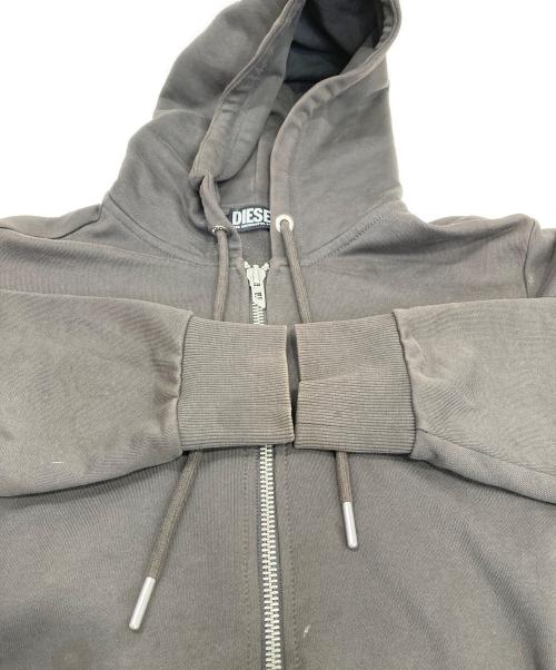 DIESEL（ディーゼル）DIESEL (ディーゼル) S-GIRK-HOOD-ZIP-OVAL ダークブラウン サイズ:Ｌの古着・服飾アイテム