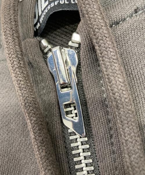 DIESEL（ディーゼル）DIESEL (ディーゼル) S-GIRK-HOOD-ZIP-OVAL ダークブラウン サイズ:Ｌの古着・服飾アイテム