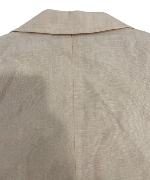 BURBERRY LONDON（バーバリーロンドン）BURBERRY LONDON (バーバリーロンドン) リネンテーラードジャケット ベージュ サイズ:Ｍの古着・服飾アイテム