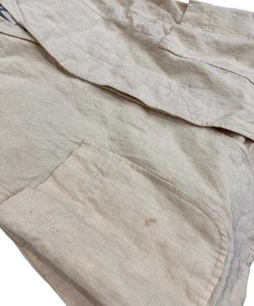 BURBERRY LONDON（バーバリーロンドン）BURBERRY LONDON (バーバリーロンドン) リネンテーラードジャケット ベージュ サイズ:Ｍの古着・服飾アイテム