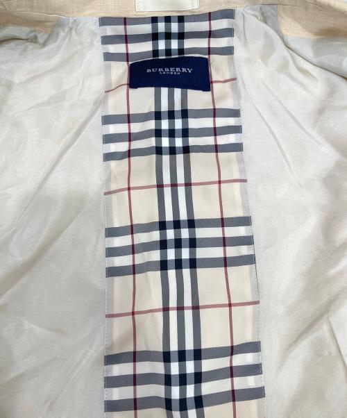 BURBERRY LONDON（バーバリーロンドン）BURBERRY LONDON (バーバリーロンドン) リネンテーラードジャケット ベージュ サイズ:Ｍの古着・服飾アイテム