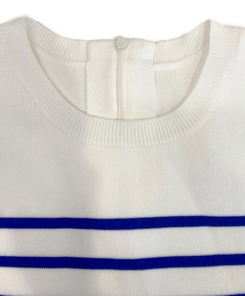 JUSGLITTY（ジャスグリッティー）JUSGLITTY (ジャスグリッティー) ノースリーブワンピース ブルー サイズ:2の古着・服飾アイテム