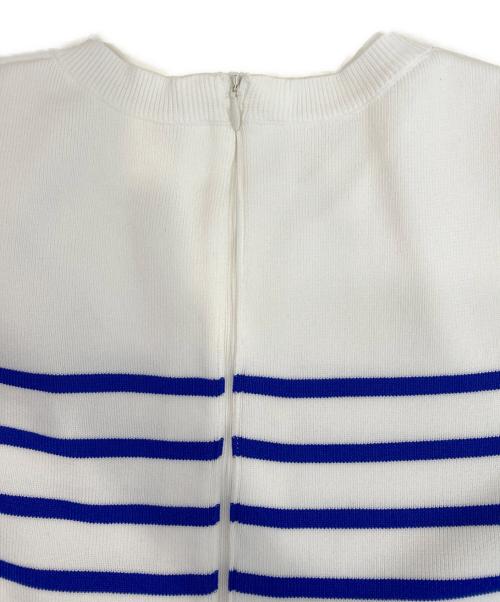 JUSGLITTY（ジャスグリッティー）JUSGLITTY (ジャスグリッティー) ノースリーブワンピース ブルー サイズ:2の古着・服飾アイテム