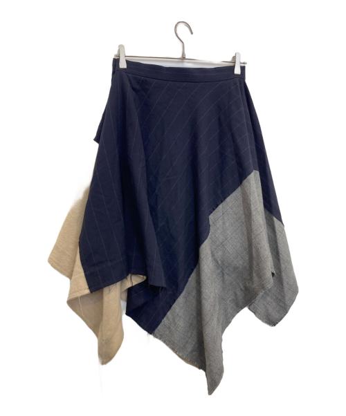Vivienne Westwood RED LABEL（ヴィヴィアンウエストウッドレッドレーベル）Vivienne Westwood RED LABEL (ヴィヴィアンウエストウッドレッドレーベル) 切替スカート マルチカラー サイズ:03の古着・服飾アイテム
