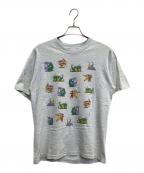FRUIT OF THE LOOMフルーツオブザルーム）の古着「プリントTシャツ」｜グレー