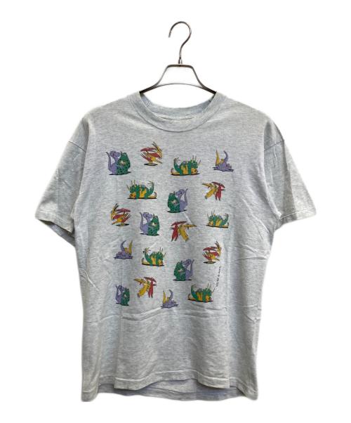 FRUIT OF THE LOOM（フルーツオブザルーム）FRUIT OF THE LOOM (フルーツオブザルーム) プリントTシャツ グレー サイズ:Lの古着・服飾アイテム