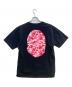A BATHING APE (アベイシングエイプ) ABC Camo Big Ape Head Tee ブラック サイズ:L：6000円