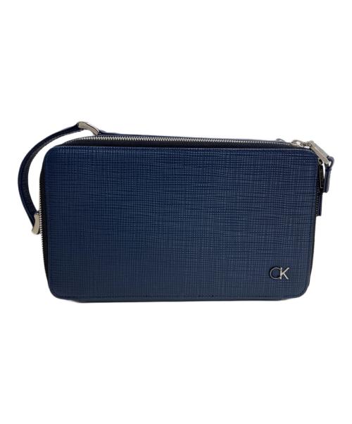 ck Calvin Klein（シーケーカルバンクライン）ck Calvin Klein (シーケーカルバンクライン) セカンドバッグ ブルーの古着・服飾アイテム