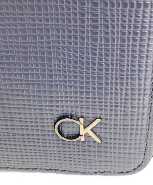 ck Calvin Klein（シーケーカルバンクライン）ck Calvin Klein (シーケーカルバンクライン) セカンドバッグ ブルーの古着・服飾アイテム