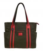 LANVIN en Bleuランバンオンブルー）の古着「ドロップトートバッグ」｜カーキ