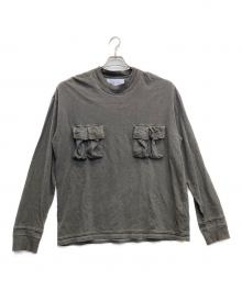 F/CE.（エフシーイー）の古着「フロントモジュールポケットロングスリーブTシャツ」｜グレー