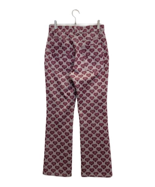 Needles（ニードルズ）Needles (ニードルズ) Boot-Cut Jean Poly Jq. ボルドー サイズ:XSの古着・服飾アイテム