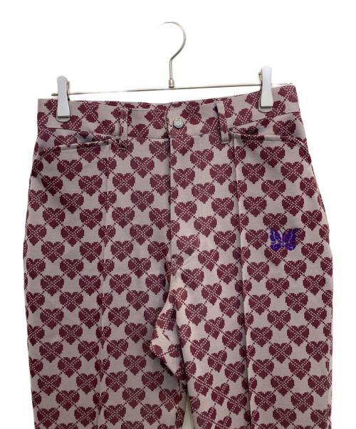 Needles（ニードルズ）Needles (ニードルズ) Boot-Cut Jean Poly Jq. ボルドー サイズ:XSの古着・服飾アイテム