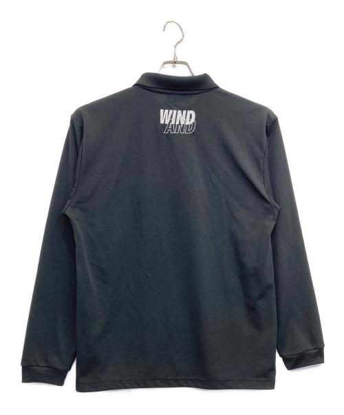 WIND AND SEA（ウィンダンシー）WIND AND SEA (ウィンダンシー) 長袖ポロシャツ ブラック サイズ:Lの古着・服飾アイテム