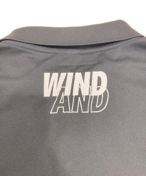 WIND AND SEA（ウィンダンシー）WIND AND SEA (ウィンダンシー) 長袖ポロシャツ ブラック サイズ:Lの古着・服飾アイテム