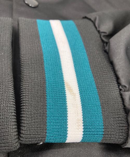 MITCHELL & NESS（ミッチェルアンドネス）MITCHELL & NESS (ミッチェルアンドネス) サテンブルゾン ブラック サイズ:Ｌの古着・服飾アイテム