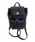 FURLA（フルラ）の古着「ダナエ レザー スモールフラップバックパック」｜ブラック