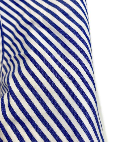 PLAY COMME des GARCONS（プレイコムデギャルソン）PLAY COMME des GARCONS (プレイコムデギャルソン) ストライプシャツ ブルー サイズ:Mの古着・服飾アイテム