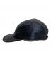 SUPREME (シュプリーム) Ostrich Embossed Leather GORETEX Camp Cap ブラック：14000円