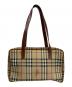 BURBERRY LONDON (バーバリーロンドン) ノバチェックバッグ ベージュ：8000円