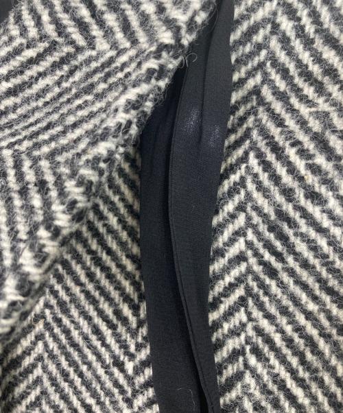 RED VALENTINO（レッドヴァレンティノ）RED VALENTINO (レッドヴァレンティノ) ヘリンボーンボウタイジャケット ブラック サイズ:42の古着・服飾アイテム