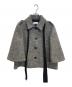 RED VALENTINO（レッドヴァレンティノ）の古着「ヘリンボーンボウタイジャケット」｜ブラック