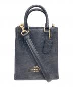 COACHコーチ）の古着「ノース サウス ミニ トート」｜ブラック