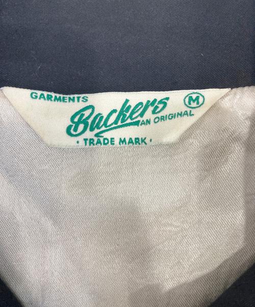 BACKERS（バッカーズ）Backers (バッカーズ) シャツジャケット ブラック サイズ:Mの古着・服飾アイテム