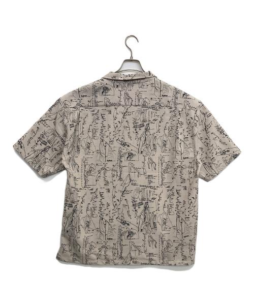 THE NORTH FACE（ザ ノース フェイス）THE NORTH FACE (ザ ノース フェイス) ショートスリーブアロハリップシャツ アイボリー サイズ:Lの古着・服飾アイテム