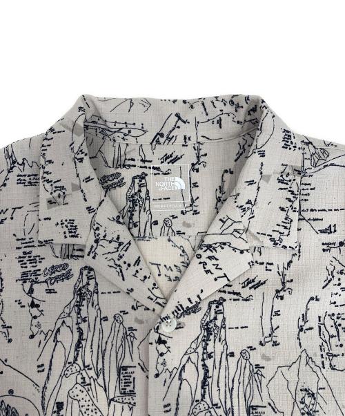 THE NORTH FACE（ザ ノース フェイス）THE NORTH FACE (ザ ノース フェイス) ショートスリーブアロハリップシャツ アイボリー サイズ:Lの古着・服飾アイテム