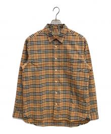 BURBERRY（バーバリー）の古着「ノバチェックシャツ」｜ベージュ