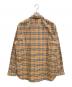 BURBERRY (バーバリー) ノバチェックシャツ ベージュ サイズ:XL：30000円