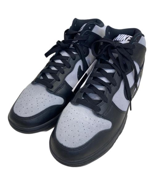 NIKE（ナイキ）NIKE (ナイキ) DUNK HIGH NIKE BY YOU/ダンクハイ ブラック×グレー サイズ:27.5㎝の古着・服飾アイテム