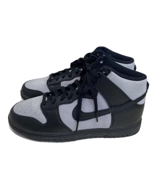 NIKE（ナイキ）NIKE (ナイキ) DUNK HIGH NIKE BY YOU/ダンクハイ ブラック×グレー サイズ:27.5㎝の古着・服飾アイテム