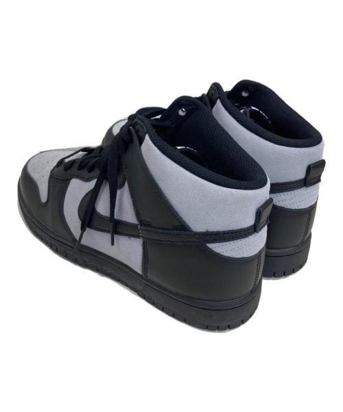 NIKE（ナイキ）NIKE (ナイキ) DUNK HIGH NIKE BY YOU/ダンクハイ ブラック×グレー サイズ:27.5㎝の古着・服飾アイテム