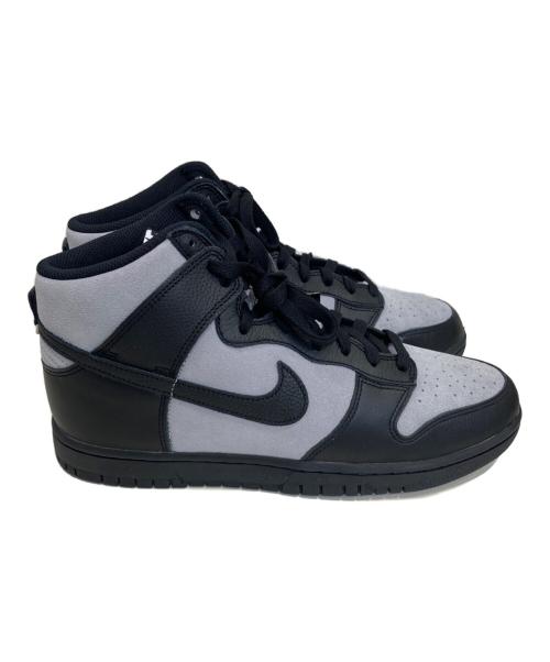 NIKE（ナイキ）NIKE (ナイキ) DUNK HIGH NIKE BY YOU/ダンクハイ ブラック×グレー サイズ:27.5㎝の古着・服飾アイテム