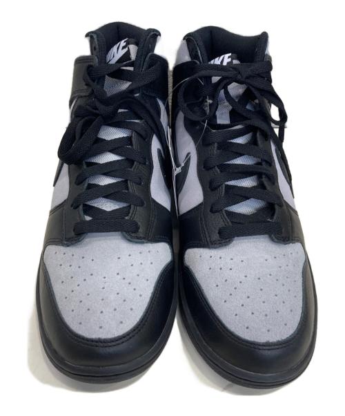 NIKE（ナイキ）NIKE (ナイキ) DUNK HIGH NIKE BY YOU/ダンクハイ ブラック×グレー サイズ:27.5㎝の古着・服飾アイテム