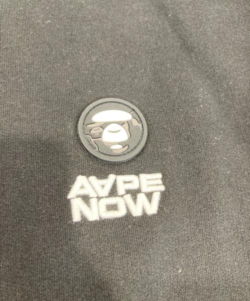 Aape BY A BATHING APE（エーエイプ バイ アベイシングエイプ）AAPE BY A BATHING APE (エーエイプ バイ アベイシングエイプ) AAPE NOW CREW NECK SWEAT ブラック サイズ:Sの古着・服飾アイテム