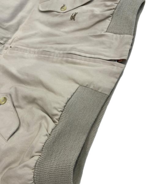 Burberry's（バーバリーズ）Burberry's (バーバリーズ) 裏地チェックスイングトップ ベージュ サイズ:Largeの古着・服飾アイテム