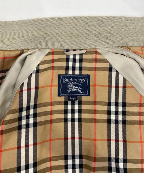 Burberry's（バーバリーズ）Burberry's (バーバリーズ) 裏地チェックスイングトップ ベージュ サイズ:Largeの古着・服飾アイテム