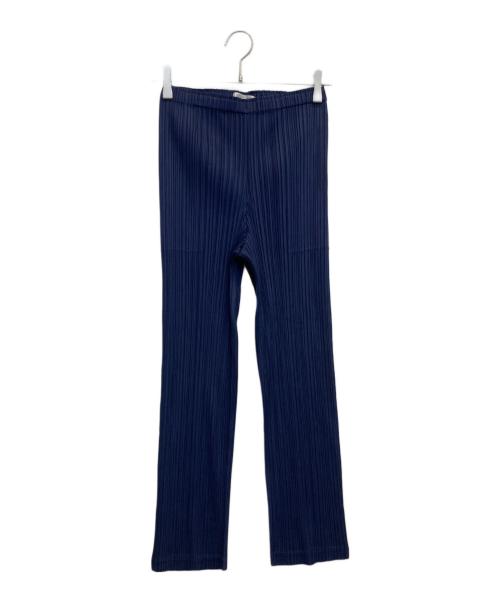 PLEATS PLEASE（プリーツプリーズ）PLEATS PLEASE (プリーツプリーズ) プリーツパンツ ネイビー サイズ:表記無しの古着・服飾アイテム