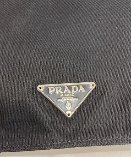 PRADA（プラダ）PRADA (プラダ) 三角ロゴポーチ ブラックの古着・服飾アイテム