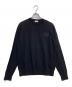 MONCLER（モンクレール）の古着「EMBROIDERED MONOGRAM COTTON SWEATER」｜ブラック