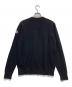 MONCLER (モンクレール) EMBROIDERED MONOGRAM COTTON SWEATER ブラック サイズ:M：35000円