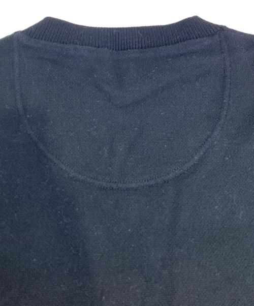 MONCLER（モンクレール）MONCLER (モンクレール) EMBROIDERED MONOGRAM COTTON SWEATER ブラック サイズ:Mの古着・服飾アイテム